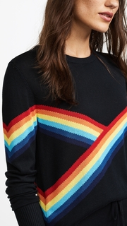 Spiritual Gangster x Madeleine Thompson Rainbow Bebe Top