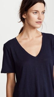 Splendid Cotton Modal Slub V Tee
