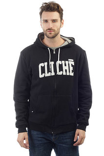 Толстовка классическая Cliche College Reversible Black