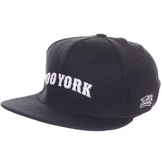 Бейсболка с прямым козырьком Zoo York Academy Flex Fit Navy