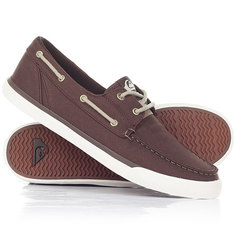 Мокасины Quiksilver Spar Brown/White