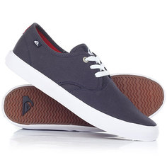 Кеды кроссовки низкие Quiksilver Shorebreak Blue/Red/White
