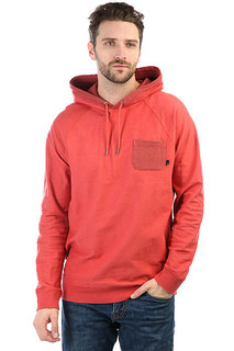 Толстовка классическая Quiksilver Baao Hood Mineral Red