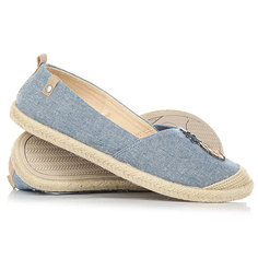 Эспадрильи женские Roxy Flora Ii Chambray
