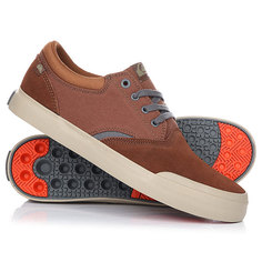 Кеды кроссовки низкие Quiksilver Verant Brown/Orange