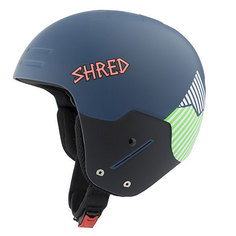 Шлем для сноуборда Shred Basher Noshock Needmoresnow Navy Blue/Green