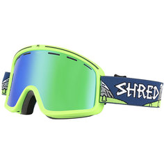 Маска для сноуборда Shred Monocle Needmoresnow Plasma Neon Green