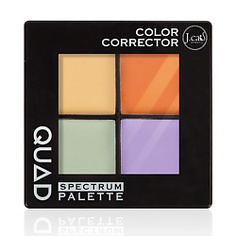 J. CAT BEAUTY Палетка корректор цвета для лица QUAD 103 Color Corrector 6 г
