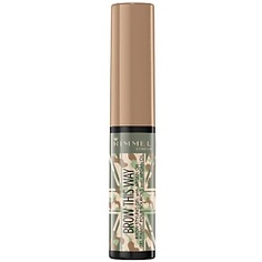 RIMMEL Гель для бровей и ресниц Brow This Way Camouflage № 003 Brown