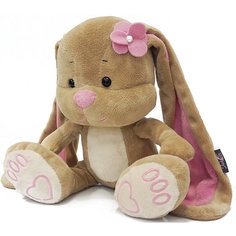 Зайка Лин с цветочком на голове, 25 см, MAXITOYS