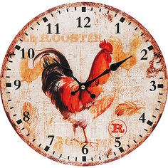 Часы настенные "Петушок", диаметр 34 см Белоснежка