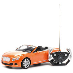 Радиоуправляемая машинка Rastar "Bentley Continetal GT ", 1:12, оранжевая