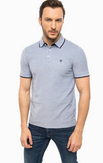 Футболка поло синего цвета с короткими рукавами Jack & Jones