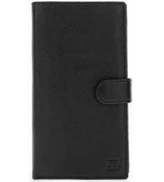 Черное портмоне из натуральной кожи Sergio Belotti