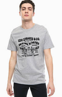 Хлопковая футболка с круглым вырезом Red Tab Levis®