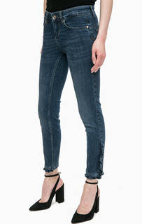 Укороченные джинсы с рюшами Liu Jo