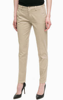 Бежевые укороченные чиносы Liu Jo