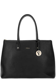 Вместительная сумка из сафьяновой кожи Furla