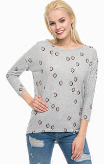 Серый джемпер с круглым вырезом Only