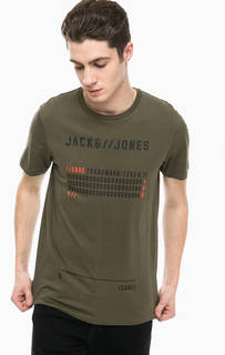 Футболка из хлопка с круглым вырезом Jack & Jones