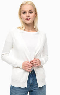 Короткий белый кардиган с карманами Vero Moda