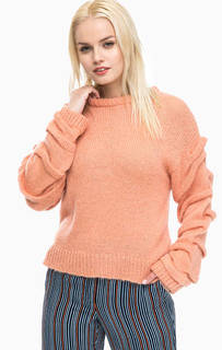 Трикотажный свитер кораллового цвета Selected