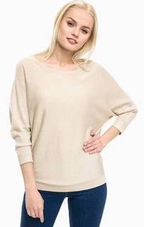 Бежевый джемпер оверсайз Vero Moda