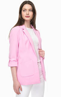 Удлиненный розовый пиджак Only