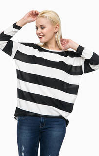 Джемпер оверсайз в полоску Only