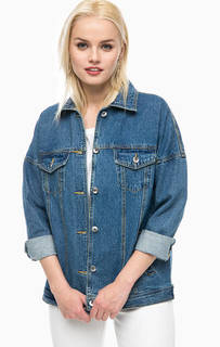 Удлиненная джинсовая куртка оверсайз Vero Moda