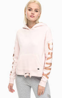 Хлопковая толстовка с капюшоном Dkny