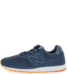 Замшевые кроссовки с текстильной вставкой New Balance