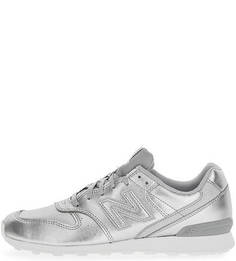 Серебристые кроссовки с вкладной стелькой New Balance
