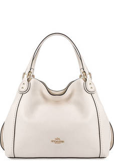 Кожаная сумка с одним отделом Coach