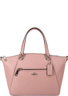 Сумка из зерненой кожи с короткими ручками Coach