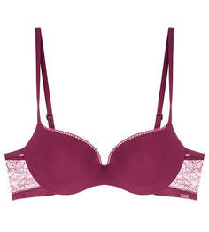 Бюстгальтер с кружевными вставками Calvin Klein