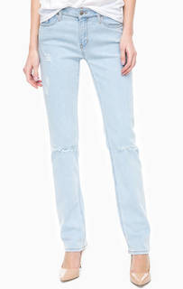 Рваные джинсы зауженного кроя Calvin Klein Jeans