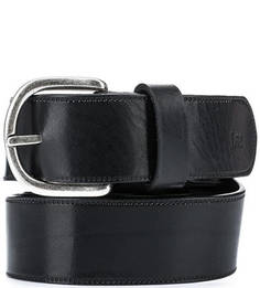Черный кожаный ремень Lee