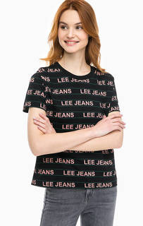 Хлопковая футболка в полоску Lee