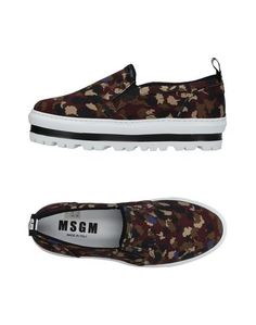 Низкие кеды и кроссовки Msgm