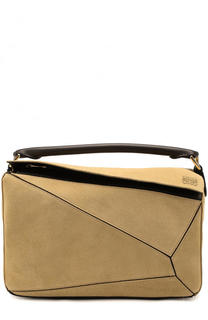 Замшевая сумка Puzzle Loewe
