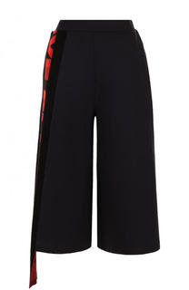 Укороченные расклешенные брюки из хлопка Stella McCartney