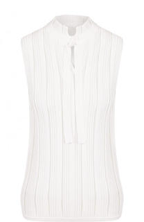 Топ фактурной вязки из вискозы Emporio Armani