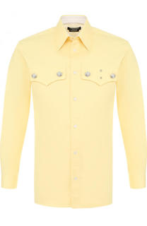 Хлопковая рубашка с нагрудными карманами CALVIN KLEIN 205W39NYC