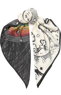 Шелковый платок с принтом Faliero Sarti