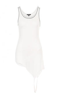 Топ асимметричного кроя с круглым вырезом Ann Demeulemeester