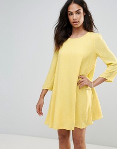 Свободное платье с рукавами-фонариками FRNCH - Желтый