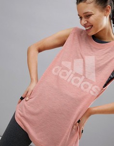 Розовый топ adidas Winners - Розовый