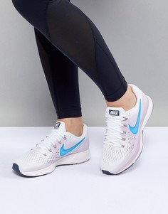 Белые кроссовки Nike Running Air Zoom - Белый