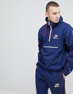 Темно-синяя куртка с молнией Nike Archive 941877-429 - Темно-синий